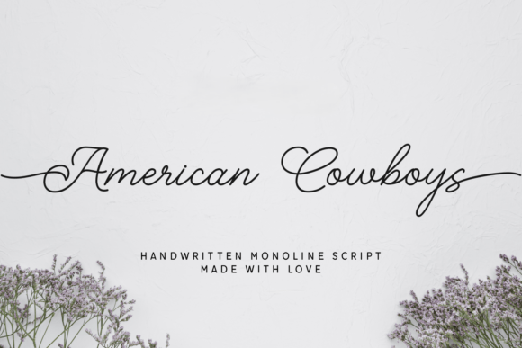American Cowboys Font: Rustic Charm Meets Modern Elegance