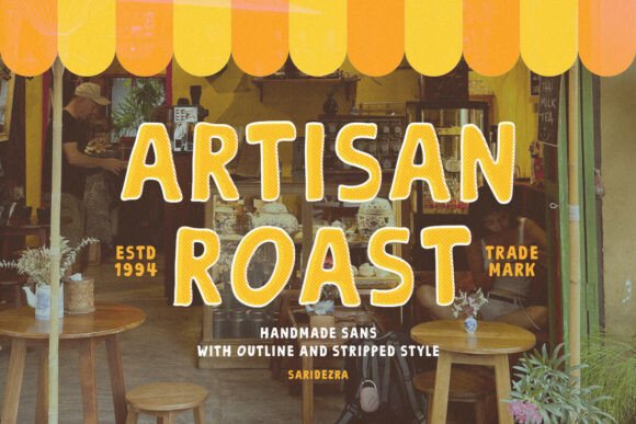 Artisan Roast: A Handmade Sans Serif Font for Stunning Designs