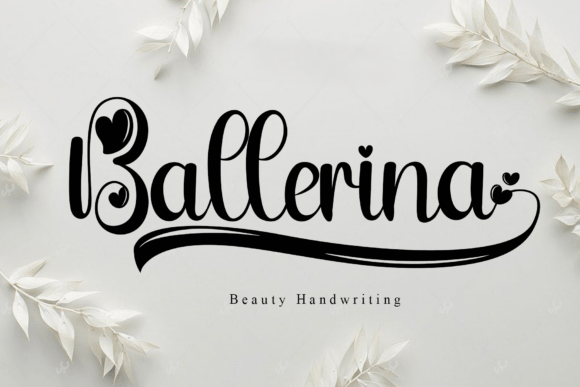 Ballerina: A Sweet Handwritten Font for Elegant Designs