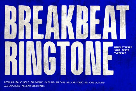 Breakbeat Ringtone: A Bold Typeface for Modern Design