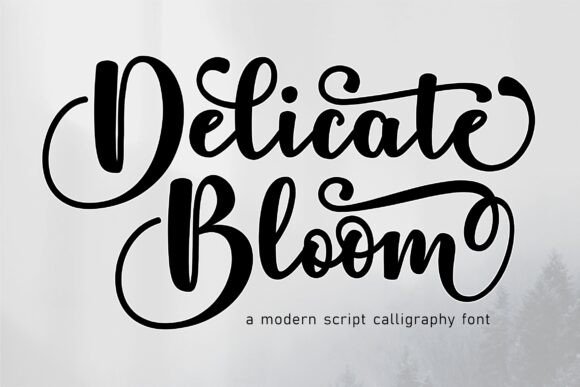 Delicate Bloom: A Font of Soft Elegance