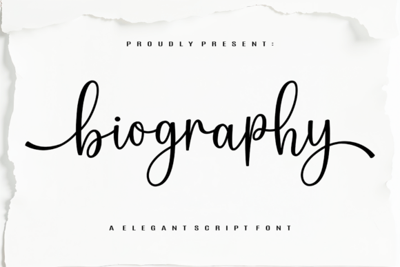Elevate Your Designs with the Biography Script Font