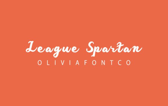 League Spartan: A Romantic Handwritten Font for Modern Design
