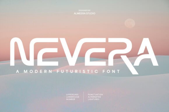 Nevera: The Modern Futuristic Font for Dynamic Design