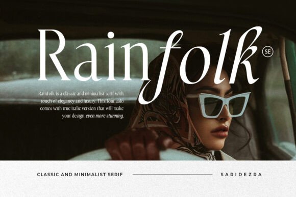 Rainfolk: A Classic Serif for Elegant Design