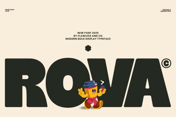 Rova: Command Attention with Bold, Modern Typography