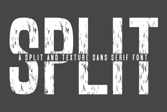 Split: A Rugged Sans Serif for Bold, Gritty Designs