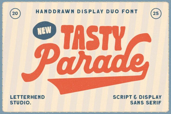 Tasty Parade Duo: A Playful Font Pairing