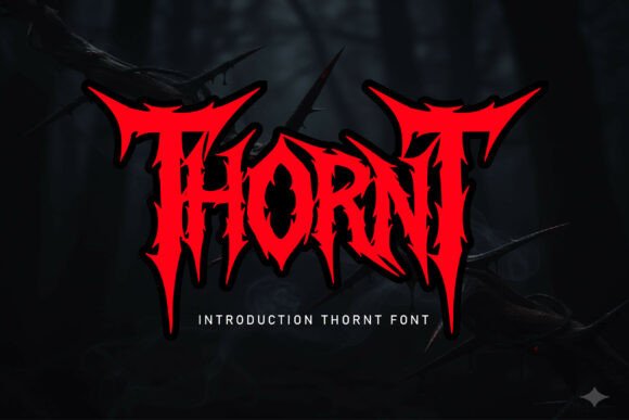 Thornt: The Gothic Blackletter Typeface for Bold, Dark Designs